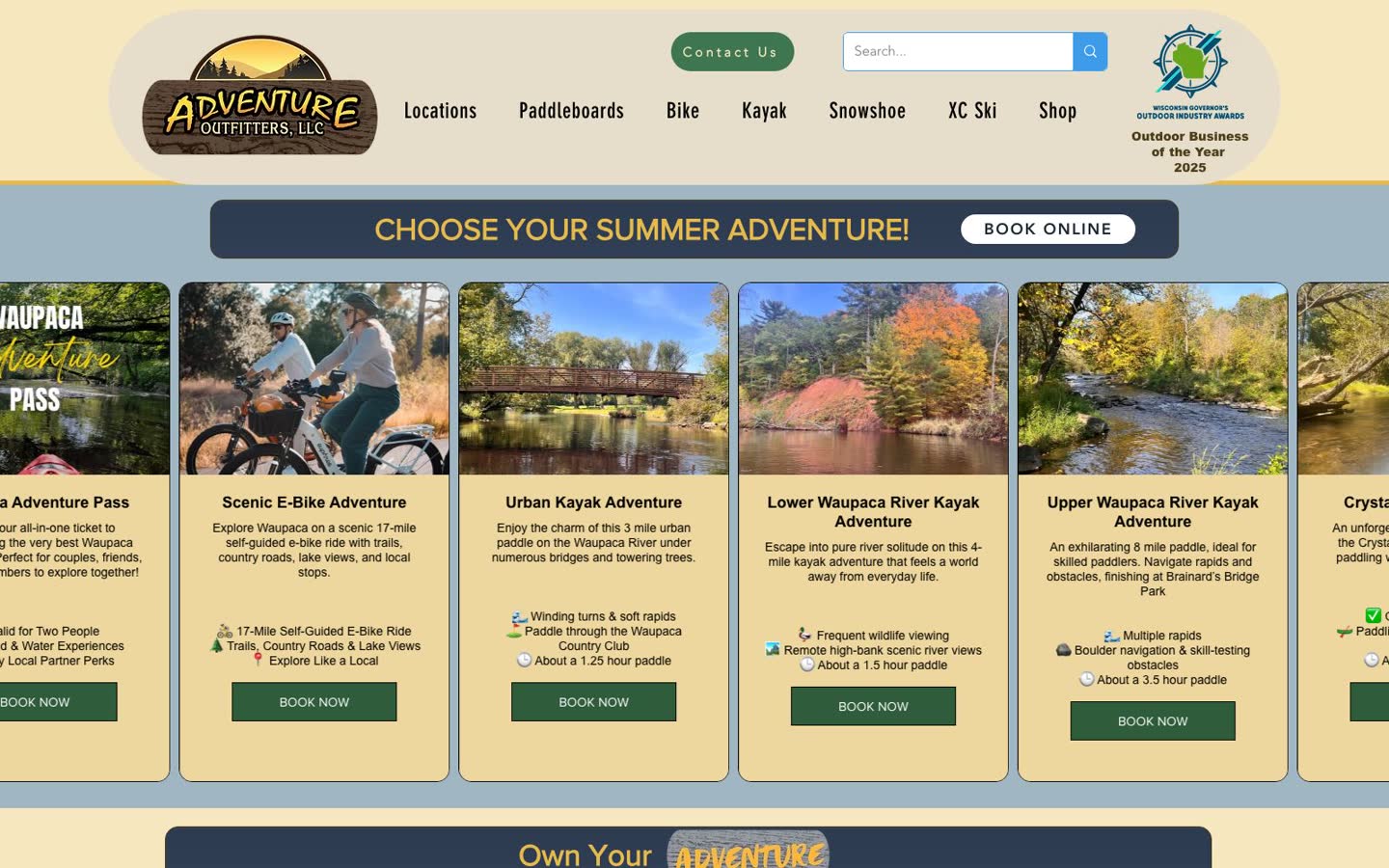 adventureoutfittersllc.com, captured