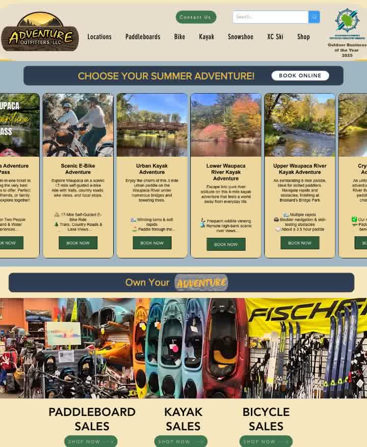 adventureoutfittersllc.com, captured